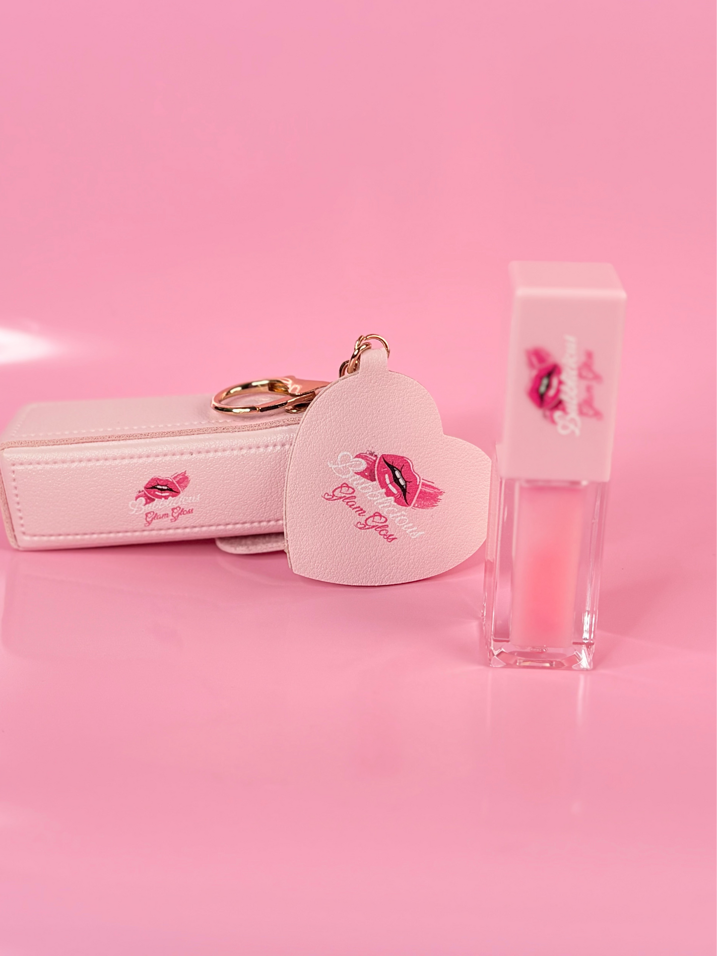 Lush Pink With Pink Keychain