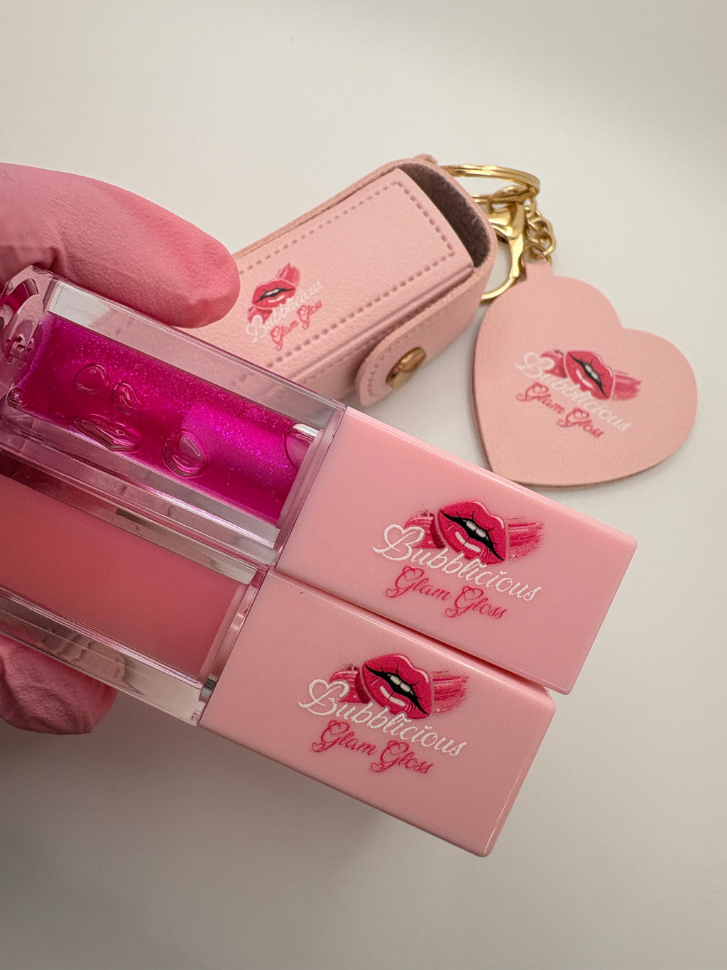 Lush Pink With Pink Keychain