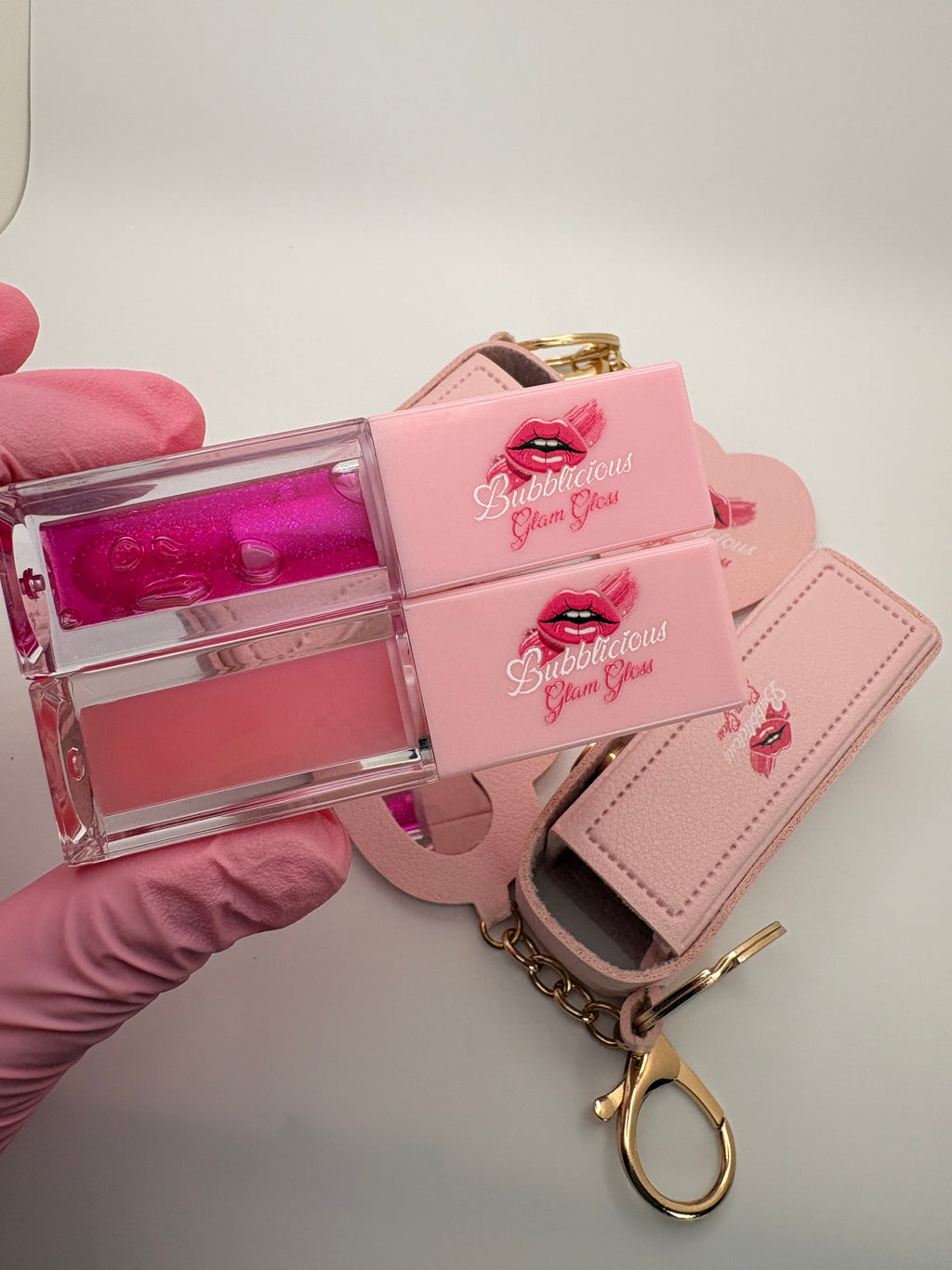Lush Pink With Pink Keychain